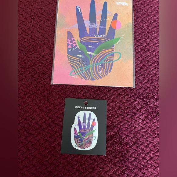 ✋🏼 * NWT* Art Print & Sticker Bundle - Picture 4 of 7
